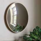 Crossland Grove Ludlow Convex Round Mirror Bronze