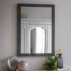 Crossland Grove Wentworth Rectangle Mirror Grey