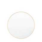 Crossland Grove Ludlow Round Mirror Gold