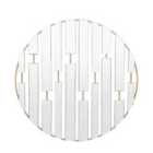 Crossland Grove Ashbourne Round Mirror Champagne