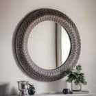 Crossland Grove Fitzroy Mirror Pewter