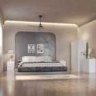 Seconique Dakota 3 Door Wardrobe Bedroom Set - White