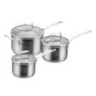 Scanpan Impact 3pc Saucepan Set