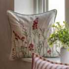 Crossland Grove Armagh Embroidered Meadow Cushion 450X450Mm