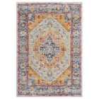 San Marino Modern Living Room Area Rug - Low Pile Floral Design Muti Coloured Multi Colour 200Cm X 290Cm