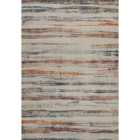 Aress Washable Modern Living Room Area Rug -low Pile Line Design Muti Rug Multi Colour 160Cm X 230Cm