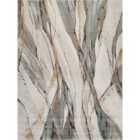 Essence Living Room Area Rug Oragnic Abstract Design Contemporary Hallway Runner- Rustic 160X230