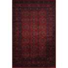 Yasmin Traditional BUKhara Indoor Area Rug Classic Oriental Style Red 200X290 Cm