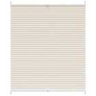 VidaXL Plisse Blind 100X125cm Cream