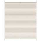 VidaXL Plisse Blind 110X100cm Cream
