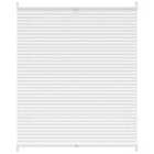 VidaXL Plisse Blind 100X125cm White Pleated Blind