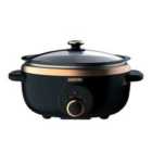 GEEPAS Slow Cooker 6.5L in Black