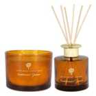 Nicola Spring Scented Candle & Reed Diffuser Set - 350g - Sandalwood & Jasmine