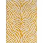 Livabliss Cybele Scandi Boho Zebra Mustard Area Rug (160 x 220 cm)