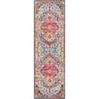 Livabliss Chinu Vintage Oriental Boho Bright Pink Runner Rug (80 x 220 cm)
