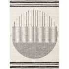 Livabliss Enso Scandi Geometric White/Black Area Rug (130 x 170 cm)