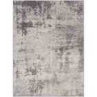 Livabliss Alex Abstract Modern Marble Medium Grey Area Rug (120 x 170 cm)