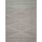 Livabliss Mitsuko In- & Outdoor 3D High & Low Pile Textured Grey Area Rug (160 x 220 cm)