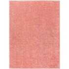 Livabliss Claire Shaggy Solid Color Plush Pile Coral Area Rug (200 x 275 cm)