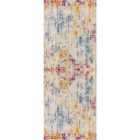 Livabliss Chinu Abstract Modern Marble Blue Runner Rug (80 x 220 cm)