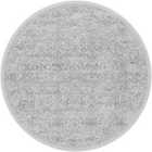 Livabliss Margaux Vintage Oriental Boho Grey/Ivory Area Rug (160 x 160 cm)