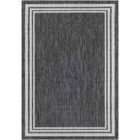 Livabliss Akriti In- & Outdoor Traditionnal Boho Dark Grey Area Rug (130 x 180 cm)