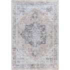 Livabliss Capucine Machine Washable Modern Boho Grey Area Rug (160 x 220 cm)