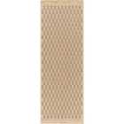 Livabliss Tori In- & Outdoor Cottage Jute-Look Light Brown/Black Checkered Area Rug (80 x 220 cm)