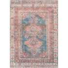 Livabliss Athena Machine Washable Traditionnal Boho Coral Area Rug (120 x 170 cm)
