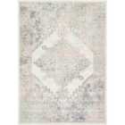 Livabliss Ceren Vintage Oriental Boho Light Brown/Medium Grey Area Rug (200 x 275 cm)