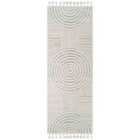 Livabliss Matilda Scandi Modern High Pile Ivory/Grey Runner Rug (80 x 220 cm)