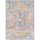 Livabliss Lou Vintage Oriental Boho Teal/Beige Area Rug (160 x 220 cm)