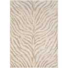 Livabliss Cybele Scandi Boho Zebra Light Grey Area Rug (120 x 170 cm)