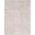 Livabliss Pauline Machine Washable Modern Shaggy Medium Grey Area Rug (140 x 200 cm)