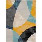 Livabliss Bea Scandi Modern Aqua Area Rug (160 x 220 cm)