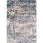 Livabliss Noa Abstract Modern Marble Teal Area Rug (60 x 90 cm)