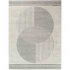Livabliss Enso2 Scandi Geometric Medium Grey Area Rug (160 x 215 cm)
