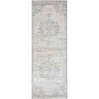 Livabliss Sage Vintage Oriental Boho Medium Grey Runner Rug (80 x 220 cm)