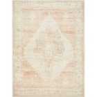 Luca Becki Owens x Livabliss Vintage Oriental Boho Blush/Cream Area Rug (160 x 213 cm)