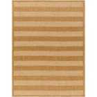 Livabliss Bahati In- & Outdoor Jute-Look Brown/White Black Striped Area Rug (160 x 213 cm)