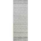 Livabliss Mya Berber Global White Runner Rug (80 x 220 cm)