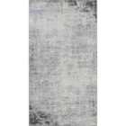 Livabliss Alix Abstract Modern Marble Charcoal Area Rug (80 x 150 cm)
