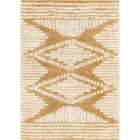 Livabliss Nuria Shaggy Modern Plush Pile Camel Area Rug (160 x 220 cm)