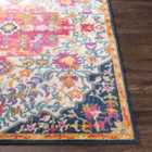 Livabliss Chinu Vintage Oriental Boho Bright Pink Area Rug (200 x 275 cm)