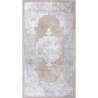 Livabliss Defne Vintage Oriental Boho Beige/White Area Rug (80 x 150 cm)