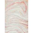 Livabliss Glendy Abstract Modern Marble Coral/Beige Area Rug (120 x 170 cm)