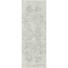 Livabliss Juliette Vintage Oriental Boho Grey/White Runner Rug (80 x 220 cm)