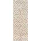 Livabliss Cybele Scandi Boho Zebra Light Grey Runner Rug (80 x 220 cm)