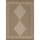 Livabliss Keyuri Cottage Tan/Light Beige Machine Washable Jute Area Rug (198 x 275 cm)