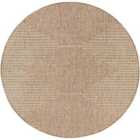 Livabliss Dolly Round In- & Outdoor Global Brown Area Rug (160 x 160 cm)